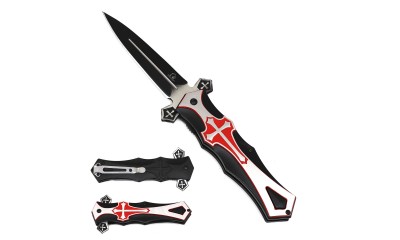 Falcon 9" Spring Assisted Knife KS5440BKR Falcon 9" Spring Assisted Knife KS5440BKR